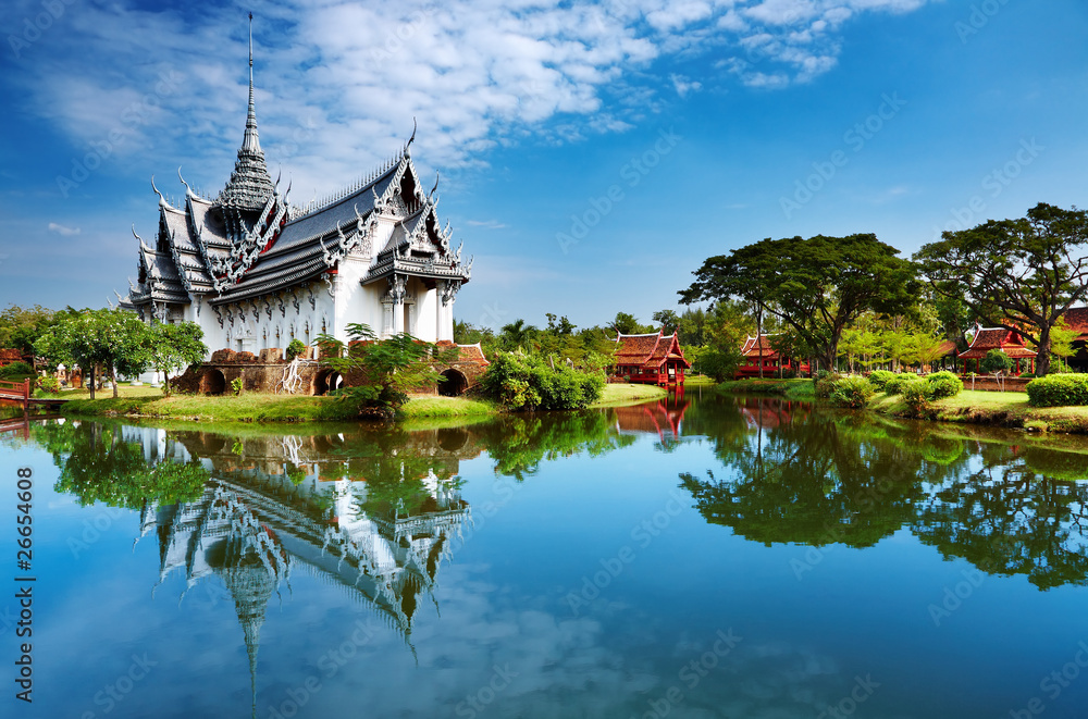 Sanphet Prasat Palace, Thailand - obrazy, fototapety, plakaty 