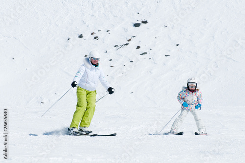 Ski lesson