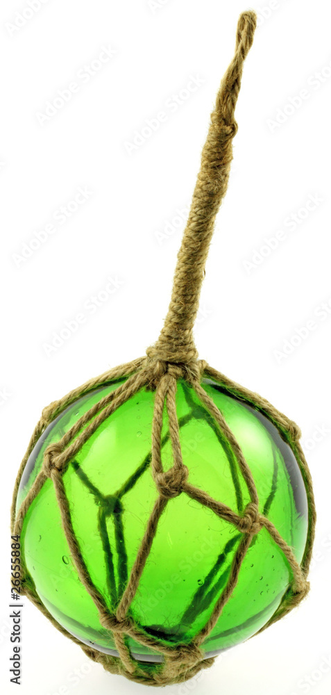 Naklejka premium boule verte flotteur décoration