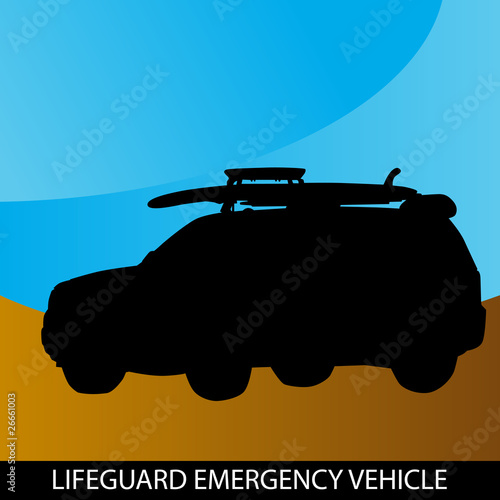 Lifeguard Emergency Vehicle