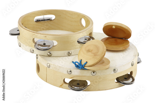 Cuadro en lienzo tambourines and castanets