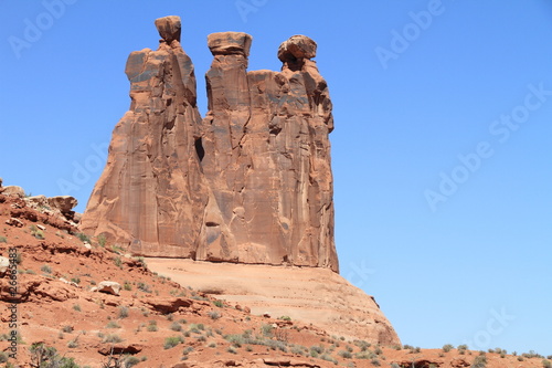 Detailed View of rocks at Arches National Park