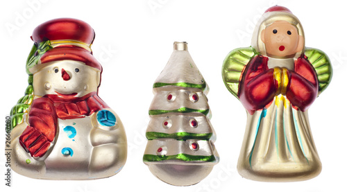 Group of Vintage Holiday Ornaments