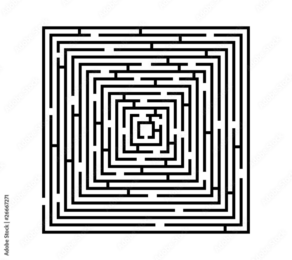 Vector illustration of labyrinth Vector illustration of labyrinth