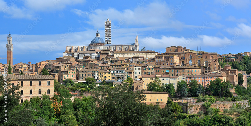 Panoramic view of sienna - Italie - Europa