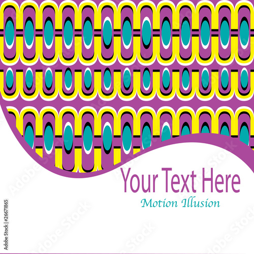 Now Settle Down!  (motion illusion)