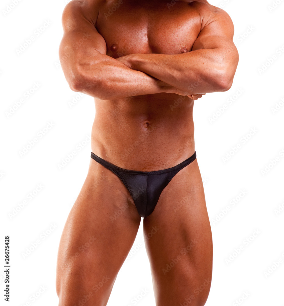 bodybuilder posing