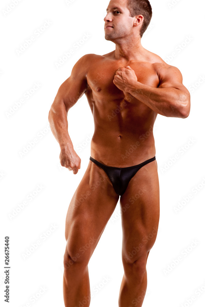 bodybuilder posing