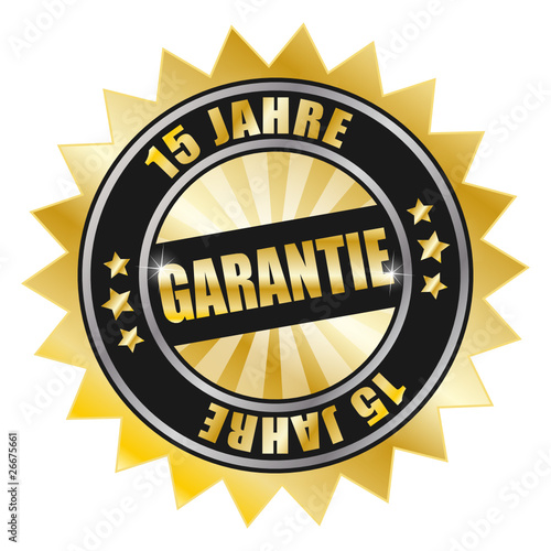 15 Jahre Garantie