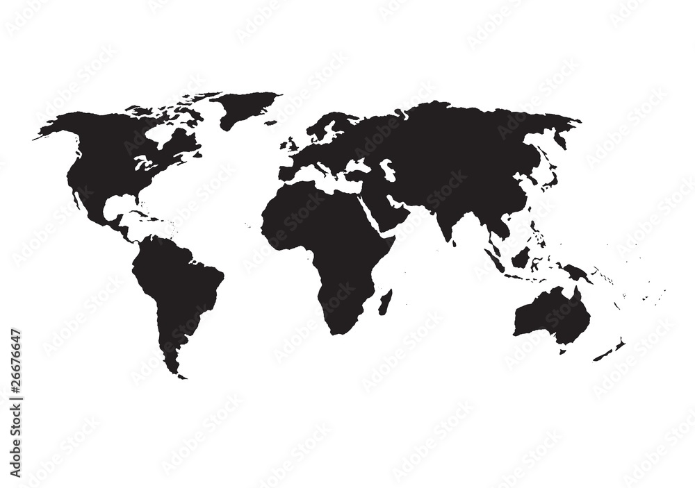 Fototapeta premium Black world