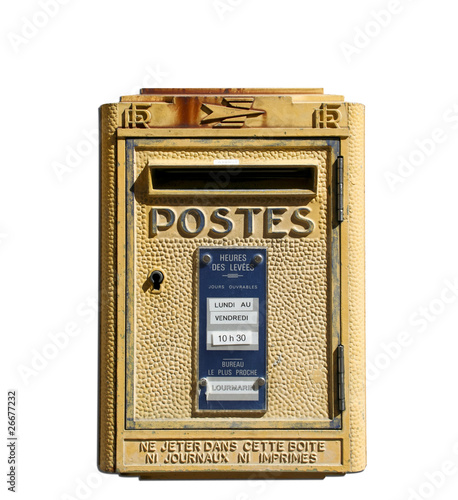 french post box provence