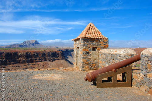 Cidade Velha, fortress Sao Felipe, Sao Tiago Island, Cape Verde photo