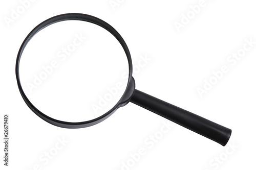 Magnifying glass.