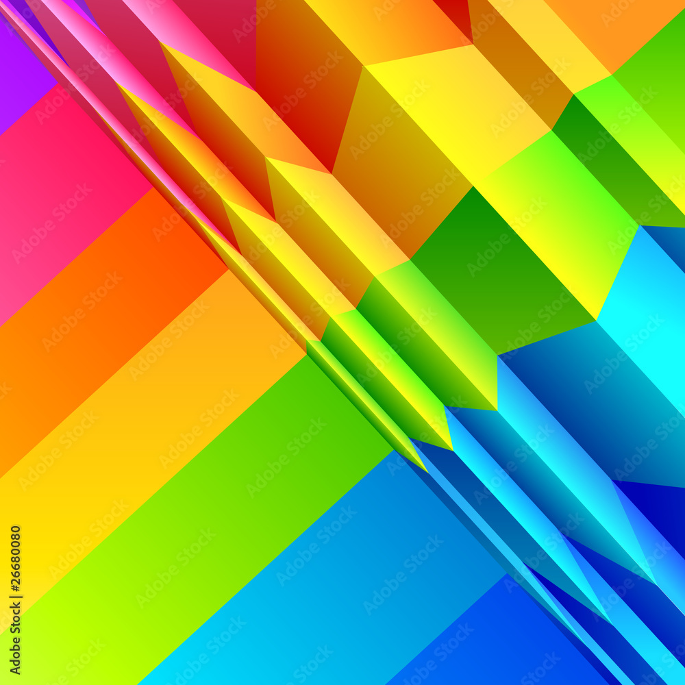 Abstract Colour Bands Abstract Colour Bands