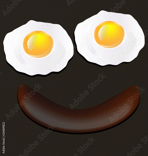 smiling eggs