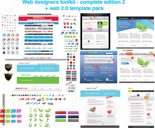 Web designers toolkit- complete edition 2 + web template pack