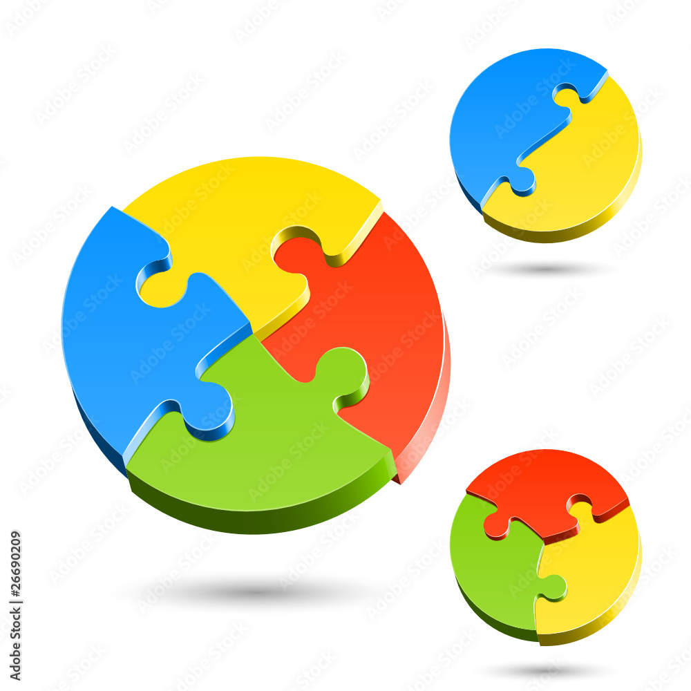 Different shapes of jigsaw puzzle Different shapes of jigsaw puzzle