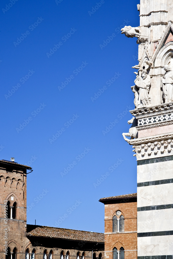Fototapeta premium Duomo Cathedral in Siena, Tuscany, Italy