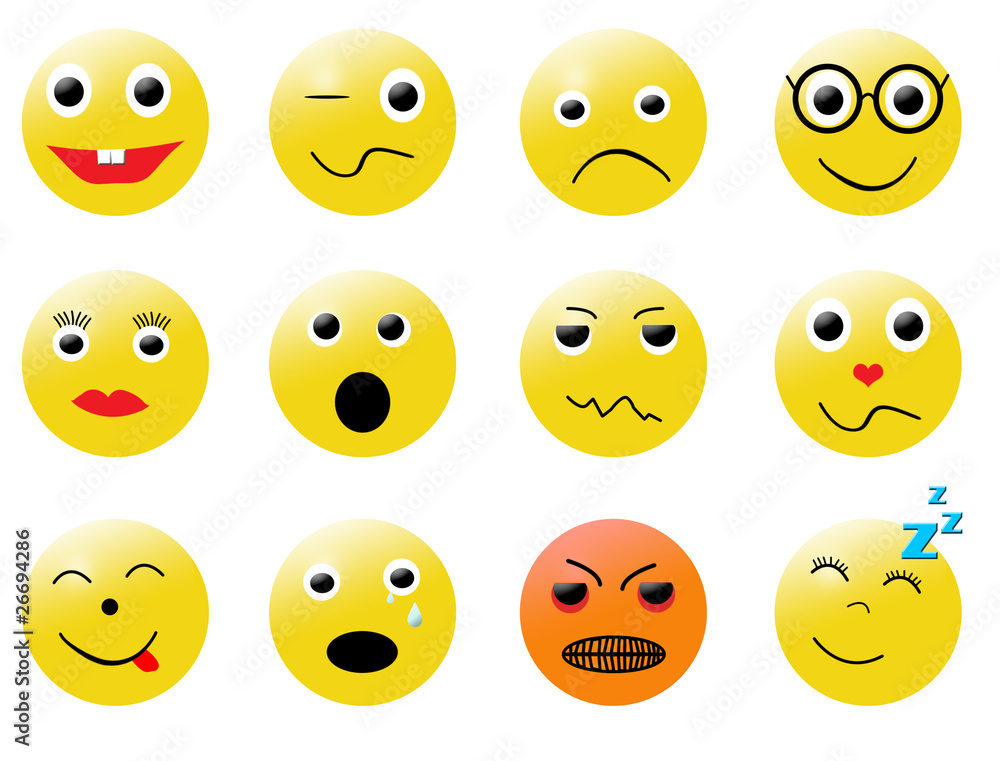 smileys different emotions smileys different emotions