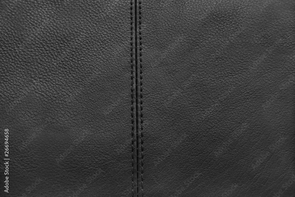 Fototapeta premium Black leather