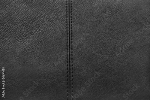 Black leather photo