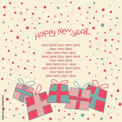 happy new year card