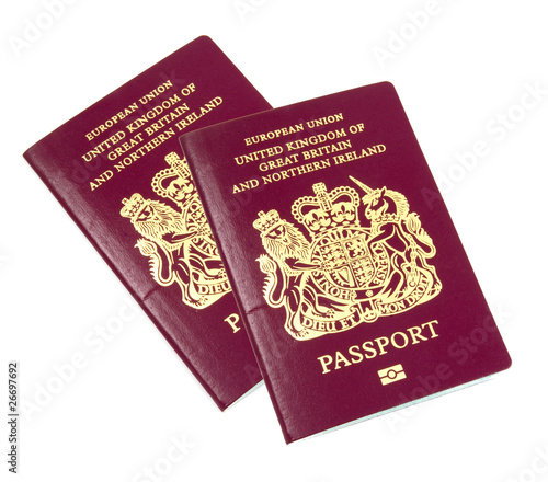two UK passports
