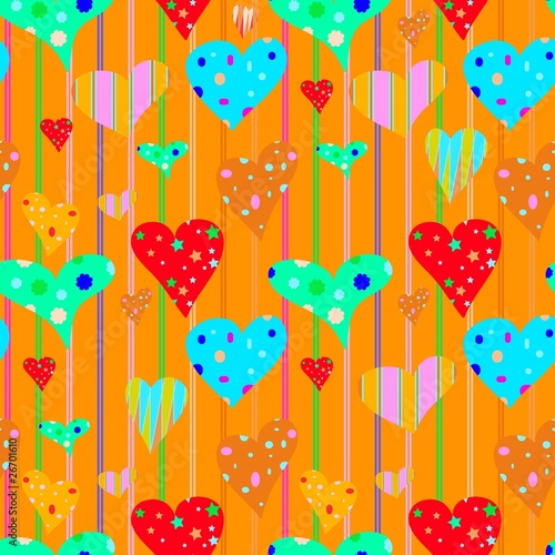 Seamless valentine pattern