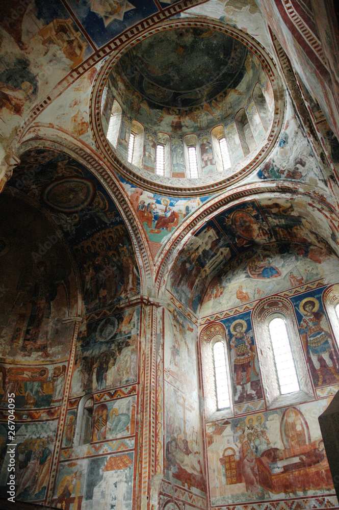 Georgian orthodox monastery interior