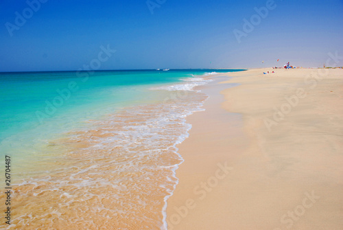 Beach at Santa Maria - Sal Island - Cape Verde photo