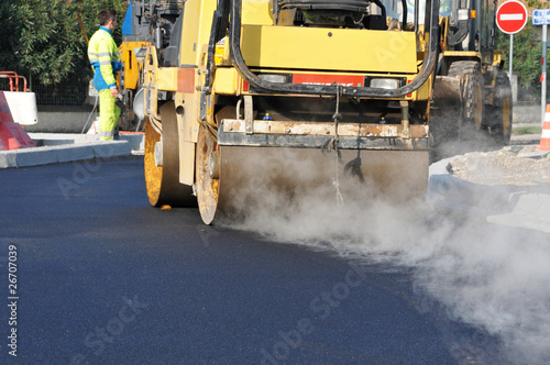 Obraz na płótnie Travaux w salonie