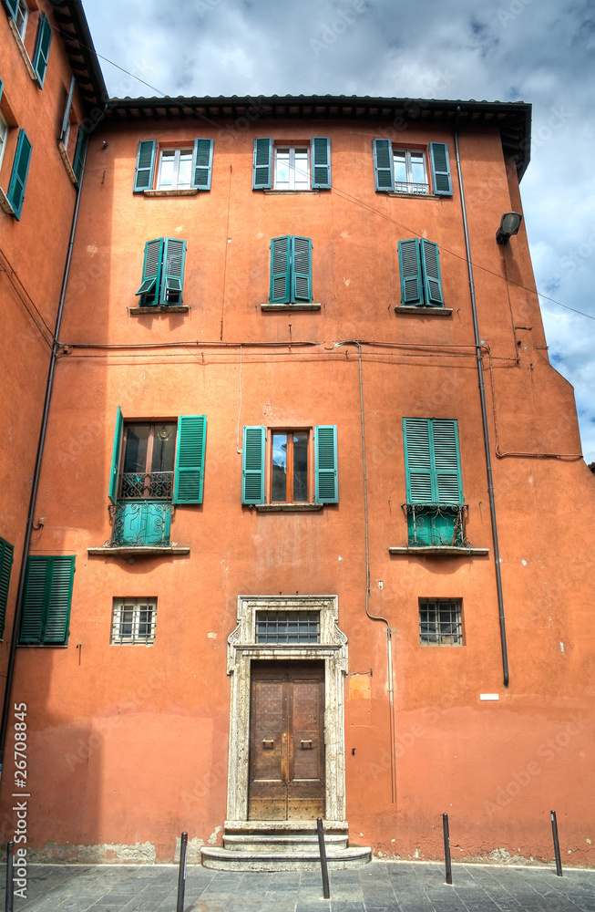 Historic palace. Perugia. Umbria.