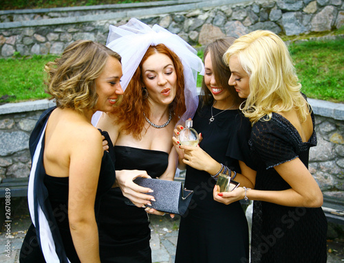 Group of beautiful women