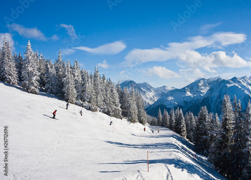 Ski resort  Schladming . Austria © Nikolai Korzhov