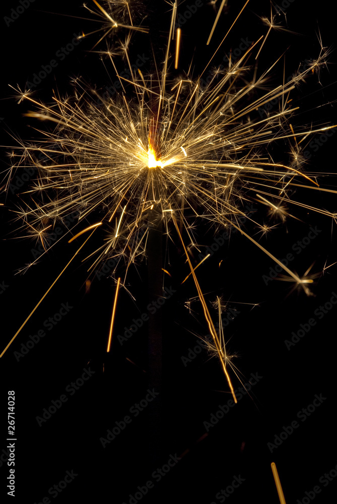 Obraz premium sparkler on black