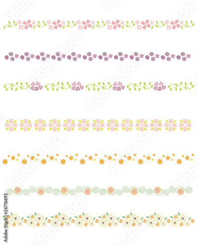 pretty flower line