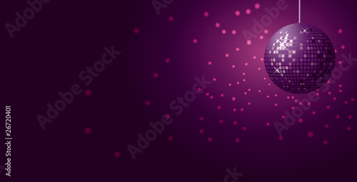 Purple Disco Ball