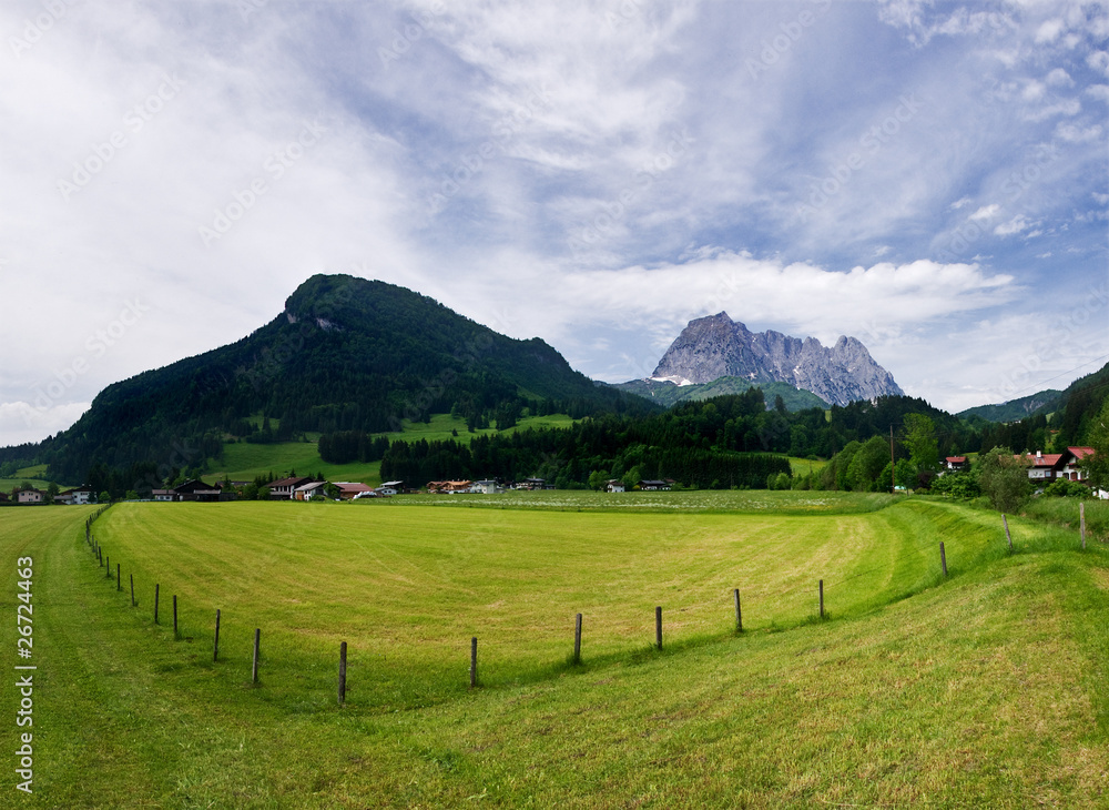 Farm field in Tirol
