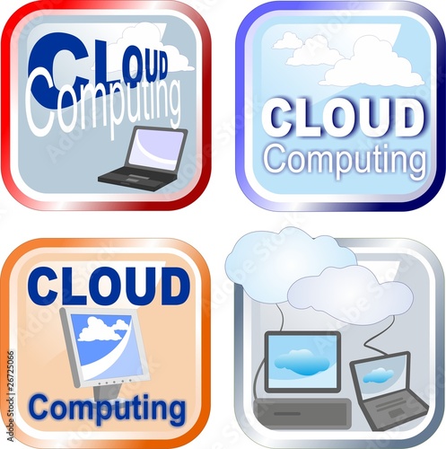 cloud Computing Button
