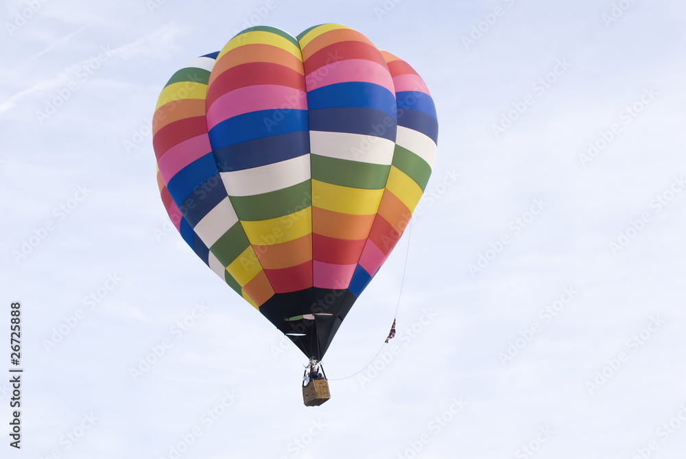 Naklejka premium Mongolfiera in volo