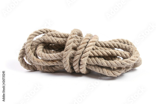 rope isolated on white