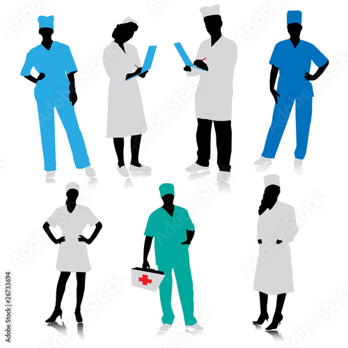 Medical people.Vector
