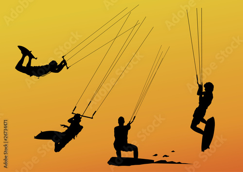 kitesurfers