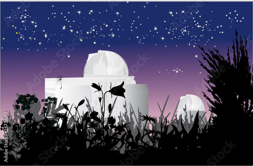 astronomy observatory at nigth