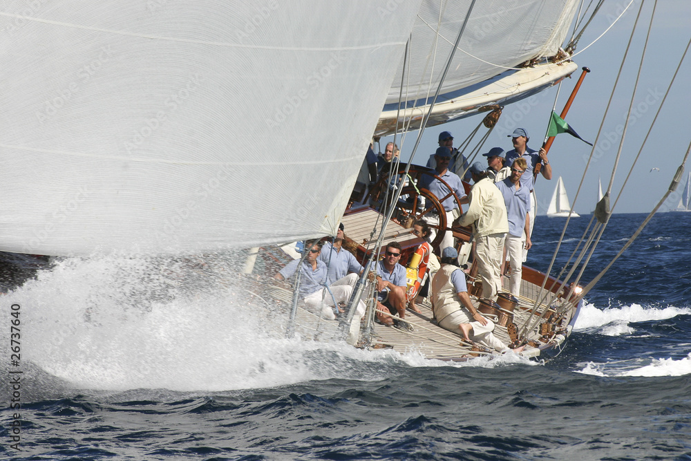 Obraz premium Voiles de Saint-Tropez