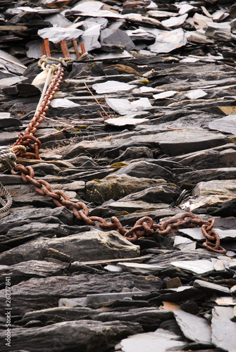 slate and chain