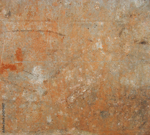 grungy rusted sheet of worn metal