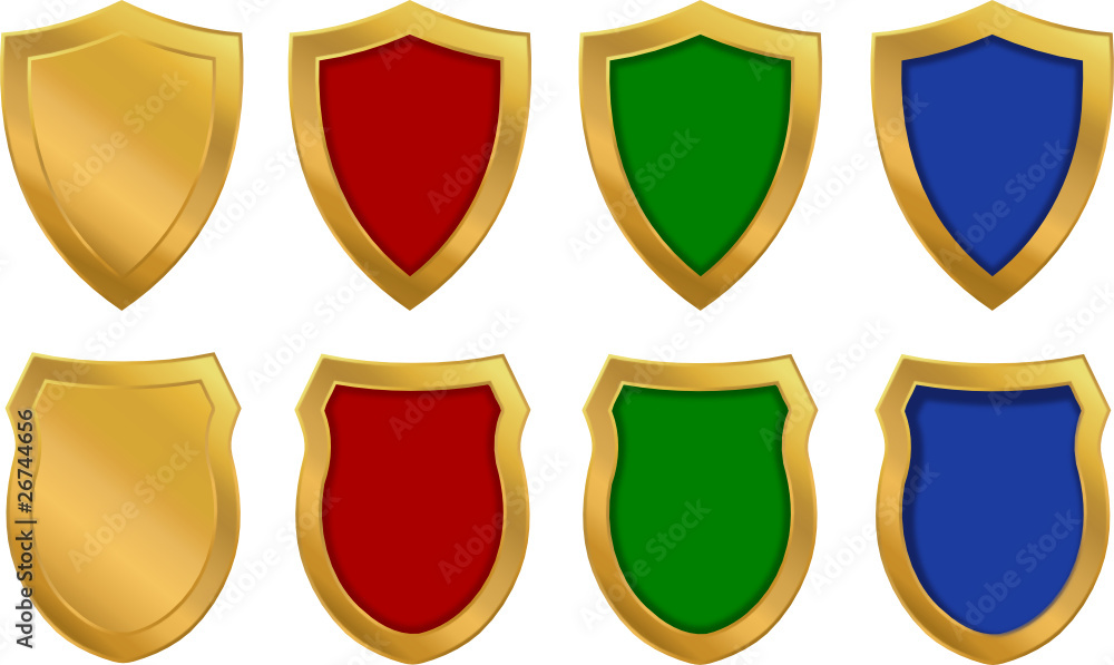 golden knight's heraldic shields golden knight's heraldic shields