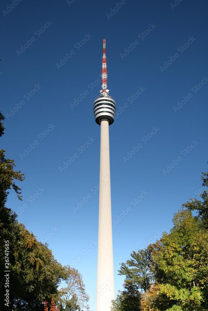 Fototapeta premium Fernsehturm Stuttgart