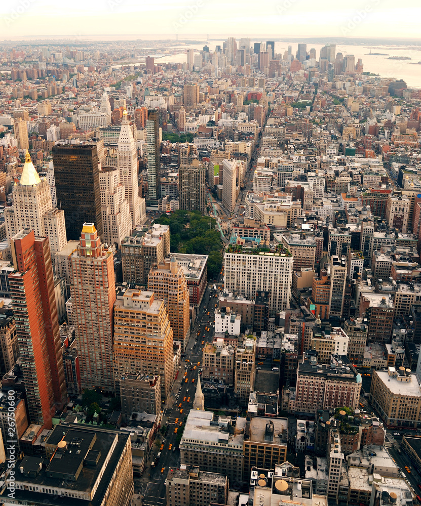 Fototapeta premium New York City sunset